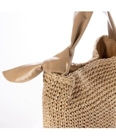 UNBILLION カシュカシュ cachecache / リボンハンドルクロッシェミニトート