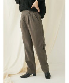 CRAFT STANDARD BOUTIQUE 綿ピーチ綺麗シルエットパンツ