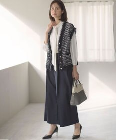 組曲 フリンジニット ベスト