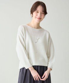 ANY L アクリルガーターニット