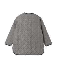 Green Parks キルティングノーカラーブルゾン