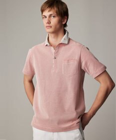 JOSEPH ABBOUD 【愛されて20年！オーガニックコットン使用】 バンダナプリント ダディ ポロシャツ