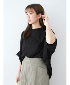 Green Parks 冷っとすずやか　ドルマンカット５分袖プルオーバー