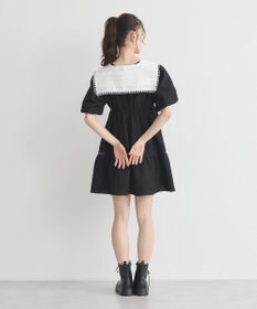 earth music&ecology セーラーカラーレース付け襟