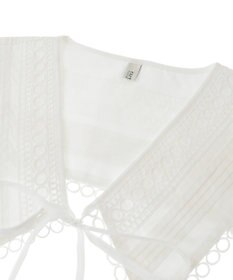 earth music&ecology セーラーカラーレース付け襟