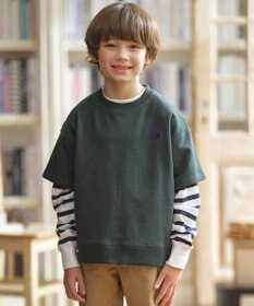 J.PRESS KIDS 【140-170cm】バックブル ミニ裏毛 半袖トレーナー