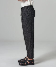 JOSEPH HOMME 【新素材】ブラッシュストロークジャガード　　ドロスト付タック入りテーパードパンツ / PEGG TUCK