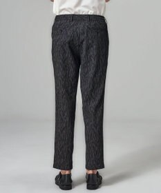 JOSEPH HOMME 【新素材】ブラッシュストロークジャガード　　ドロスト付タック入りテーパードパンツ / PEGG TUCK