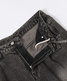 WEGO チェーン付きバルーンデニムパンツ