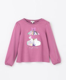 ANY KIDS ミラクルスパンコール 長袖 Tシャツ