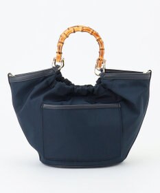 J.PRESS LADIES 【2way】ギャザーバンブー トート バッグ