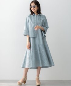 組曲 S エンブロイダリーレース襟付 ブラウス