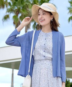 Tiaclasse L 【小倉優子さん着用・UVケア・接触冷感】ショートトッパーカーディガン