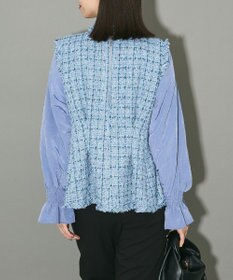 Green Parks ツイードペプラムベスト