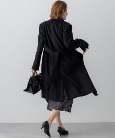 23区 L ウールカシミヤビーバー スタンドカラー  コート