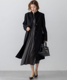 23区 L ウールカシミヤビーバー スタンドカラー  コート