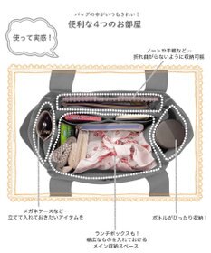 ROOTOTE 3672【仕切り+自立+肩掛け】 LT.デリ.パルーティ.ウエッファ-A