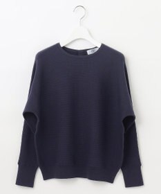 J.PRESS LADIES 【洗える】VIS/PE RIB ドルマンスリーブ ニット