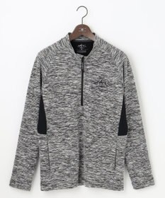 JOSEPH ABBOUD MOUNTAIN 【UNISEX】ランダムスラブリップハーフジップ