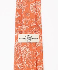 J.PRESS MEN ペイズリーハンドプリント ネクタイ