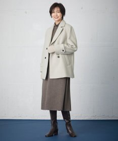 Jackal 140s ソフトメルトン Pコート / J.PRESS LADIES | ファッション