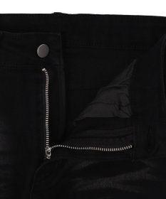 WEGO デザインスリットストレッチフレアデニム