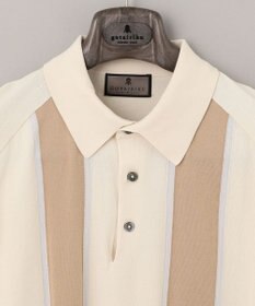 GOTAIRIKU ニットポロ_ストライプ