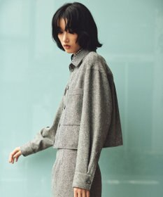 uncrave ネップツィード シャツ