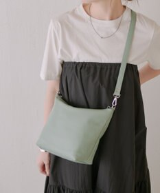 russet ソフトレザーシンプルショルダーバッグ(CE-1328-WEB)