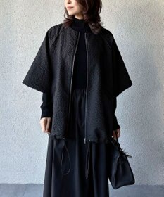 Green Parks AnriettMusee フロントジップジャガードブルゾン