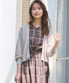 ANY SIS S 【洗える】ショートレングストッパー カーディガン