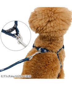 PET PARADISE J.PRESS ハーネス＆リード 《ブラック格子柄》 ＳＳ