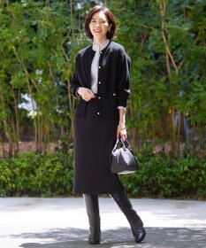 J.PRESS LADIES 【洗える】VIS/PE ROME ニット カーディガン