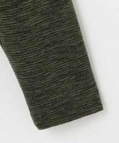 JOSEPH ABBOUD MOUNTAIN 【UNISEX】ランダムスラブリップハーフジップ