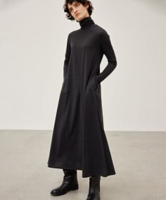 BEIGE， 【洗える】CALDANA / タートルネックロングドレス