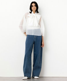 NAVE 【Nave・手洗い可】オーガンジーブラウス