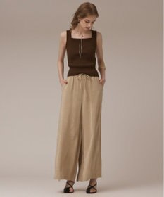 GRACE CONTINENTAL フィブリルイージーパンツ