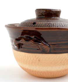 たち吉 【たち吉】伊賀飛びカンナごはん鍋（飴釉）〈１個〉伊賀焼