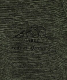 JOSEPH ABBOUD MOUNTAIN 【UNISEX】ランダムスラブリップハーフジップ