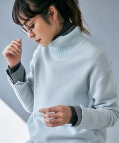 ICB 【新色追加・WEB限定カラーあり】 ソフトカシミヤミックス ハイネックニット