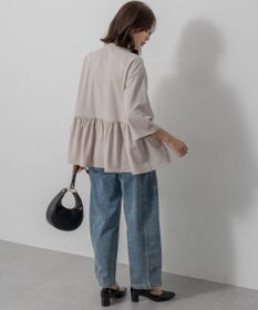 組曲 S ジョーゼットジャージーボウタイチュニック ブラウス