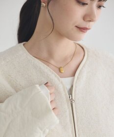 earth music&ecology ボアキルトミドルコート