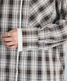 CRAFT STANDARD BOUTIQUE レイヤードライクチェックシャツ