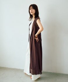 YECCA VECCA ドライタッチシアードロストワンピース