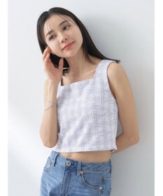 earth music&ecology ＳＥＴ２点　カットソーツィードアンサンブル