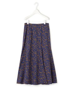 ICB 【洗える】シルエットフラワープリント マーメイドスカート