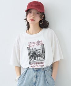 earth music&ecology 【接触冷感】アソートプリントレギュラースリットＴｅｅ