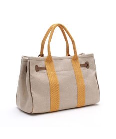 A.D.M.J. 【ファブリック】リネンラメクロス/前金具付トート32cm(Dカン＋)リネンラメクロス/前金具付トート40cm(Dカン＋)