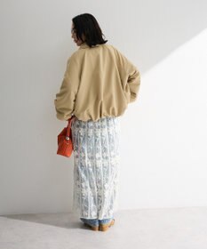 Green Parks 衿付きバルーンブルゾン