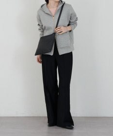 russet エンボスモノグラム ソフトレザーショルダーバッグ(CE-1547)